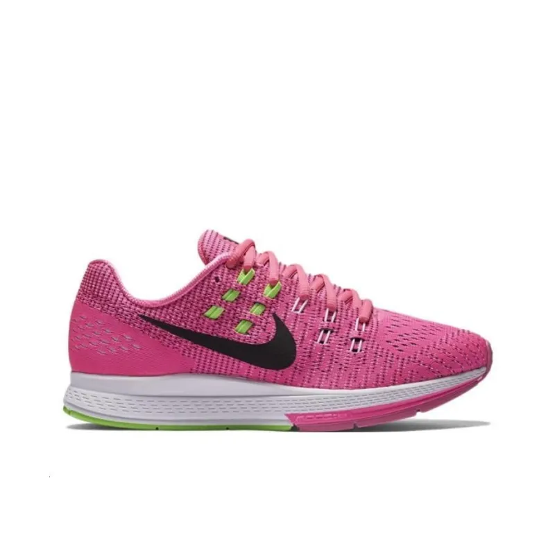 Nike Zoom Structure 19 Cushioning Anti Slip And Wear Resistant Low Top Running Shoes Women's Pink-1