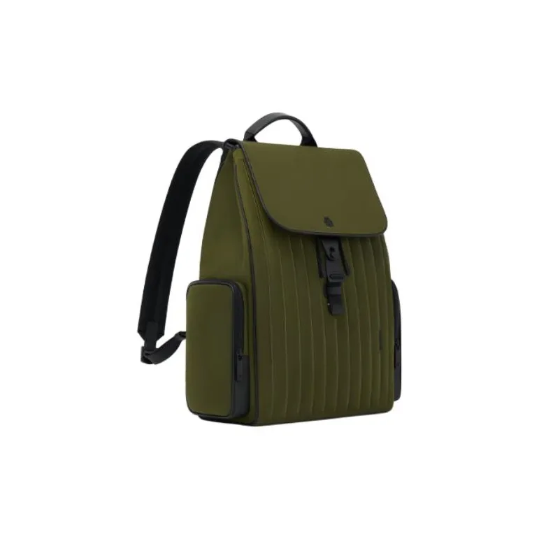 RIMOWA Never Still Nylon With Leather And Canvas Backpack Large Size Men's Khaki Green-1