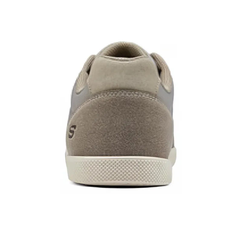 Skechers Cushioning Wear Resistant Low Top Skateboard Shoes Men's Taupe-3