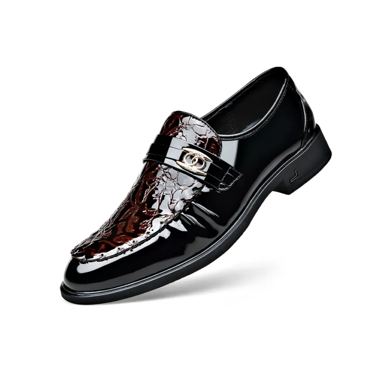 SHUPATE Loafers Men Black/Red-11