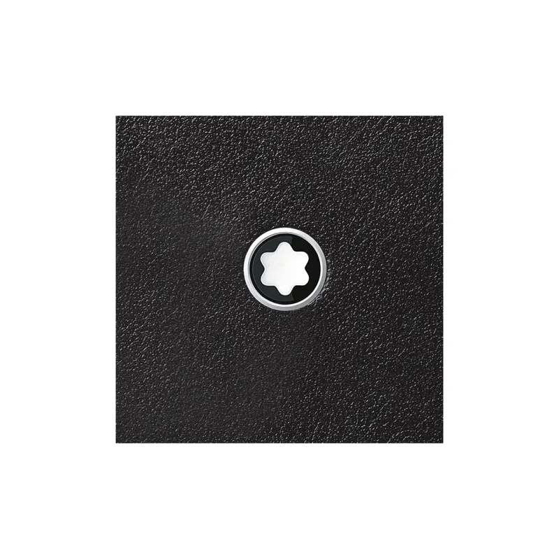MONTBLANC Meisterstuck Grain Cow Leather Key Pouch Men's Black-3