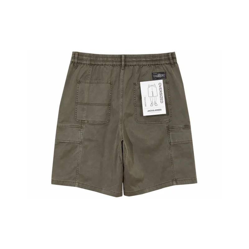 JACK&JONES Denim Shorts Men Olive Green E08-1
