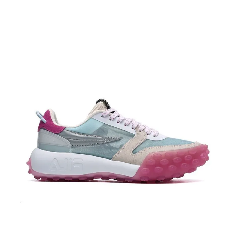 FILA Gara Cushioning Anti Slip Wear Resistant Breathability Low Top Chunky Sneakers Women's Winter Cloud-1