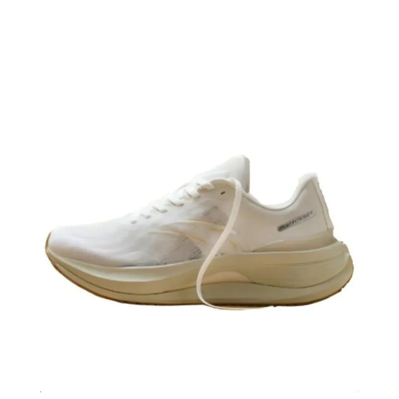 Anta Cushioned Slip Resistant Low Top Running Shoes Men's White Gray-0