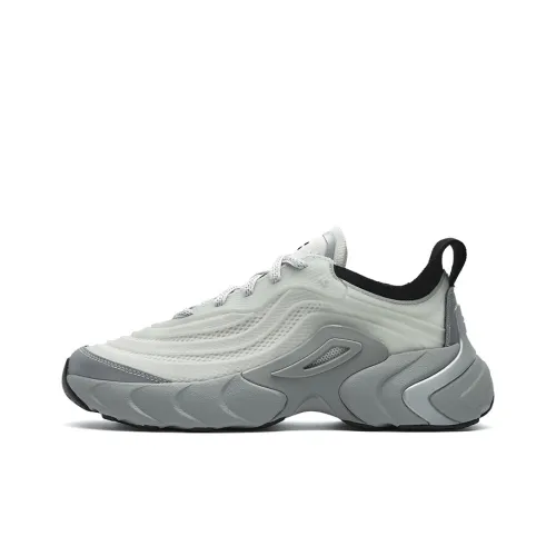 FILA FUSION Ray 4 Casual Shoes Women's Low-Top Snow White/Silver Gray