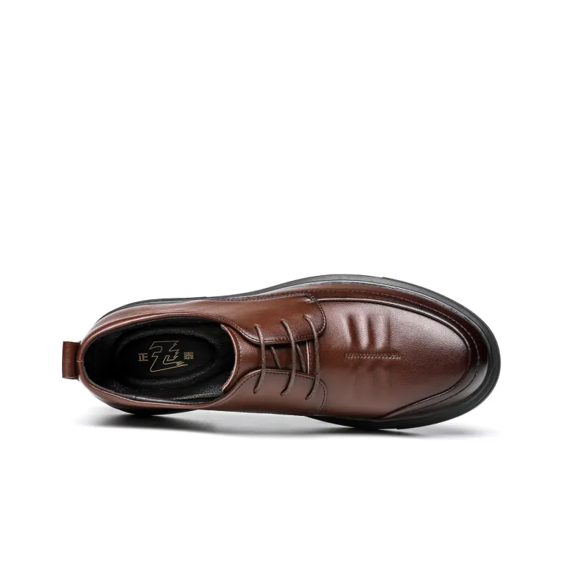 CHINT Dress Shoes Men Low Top Black/Brown-8