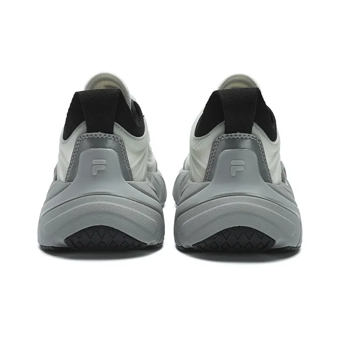 FILA FUSION Ray 4 Anti Slip Wear Resistant Low Top Casual Shoes Women's Light Gray-3