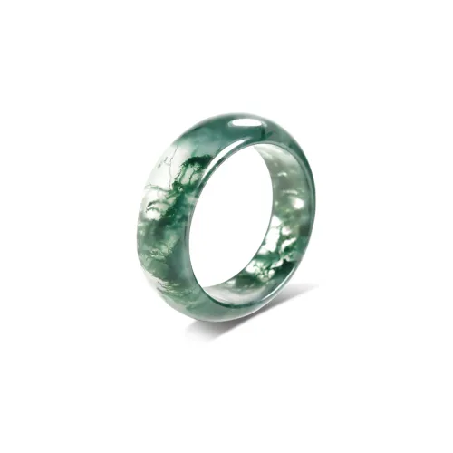 Inkopper Jade Rings Unisex