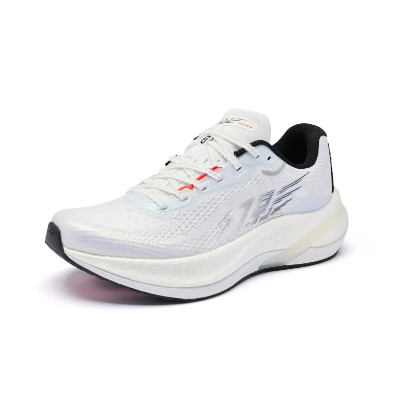 QIAODAN Phantom Running Shoes Women's Low Top Jordan White Signal Red-2