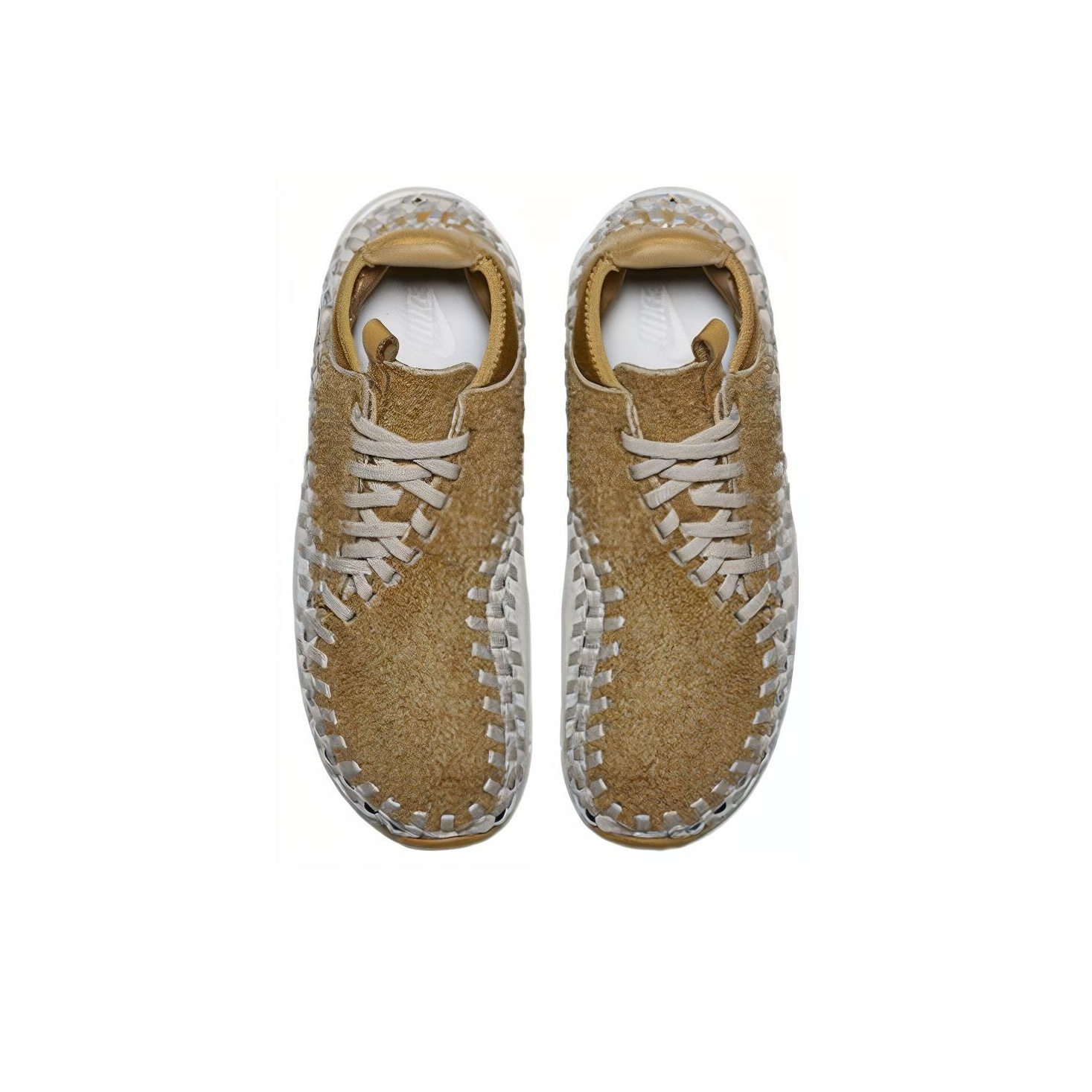 Nike Air Footscape Woven Chukka Flat Gold POIZON