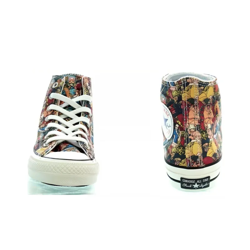 Converse One Piece X Converse Chuck Taylor All Star 100 Pt Hi Canvas Shoes Multicolor-3