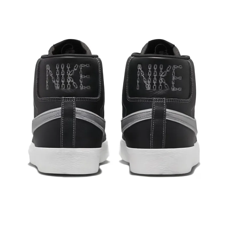 Nike Sb Zoom Blazer Mid Mason Silva Dark Obsidian Metallic Silver-4