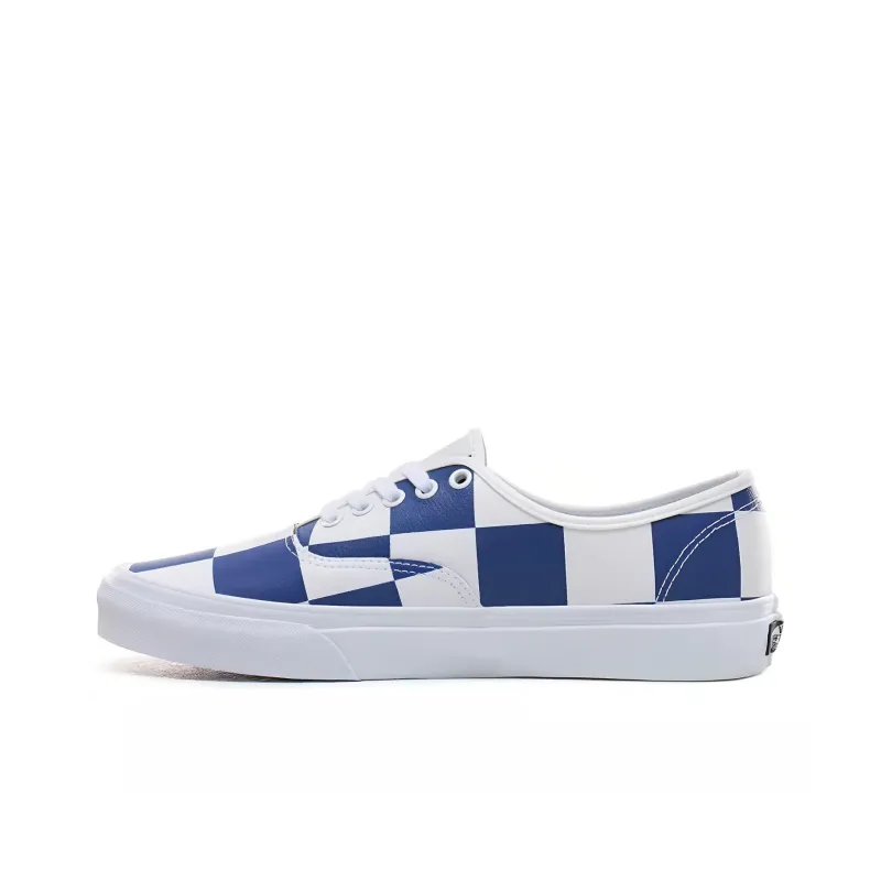 Vans Authentic 'Leather Check'-0