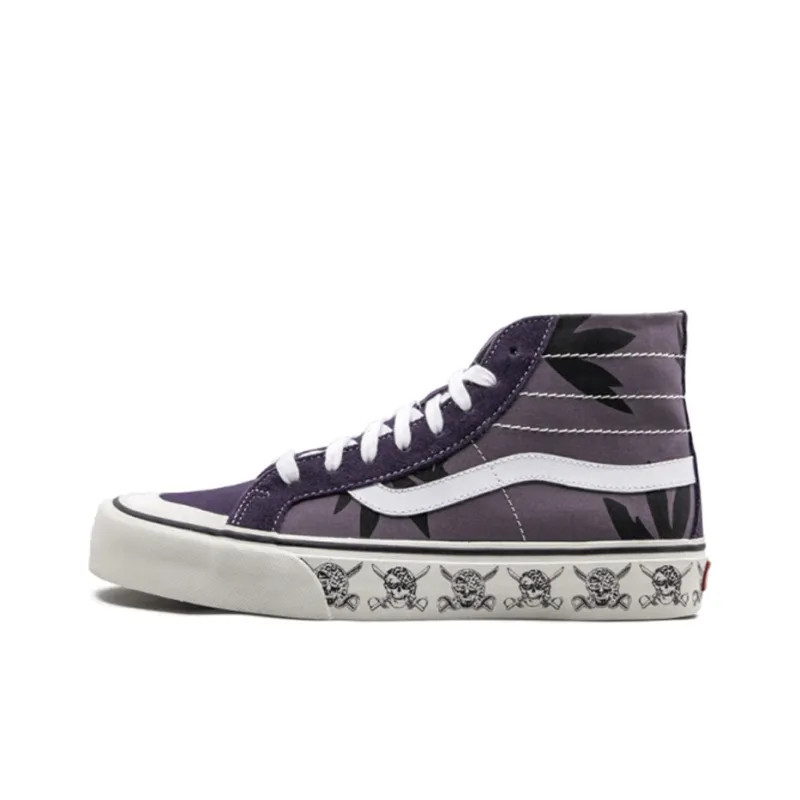 Vans SK8 Hi 138 Decon Sf 'SUMMER Leaf Black PLUM'-0