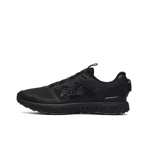 FILA BOA Running Shoes Men Low-Top Black