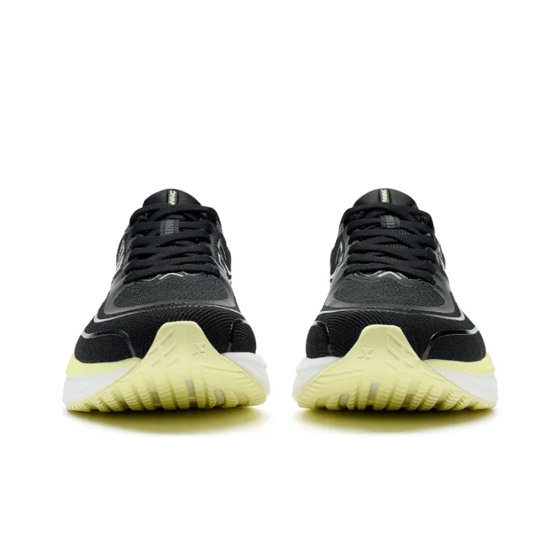 XTEP Running Shoes Women's Low Top Black/Yellow Fluorescent-5