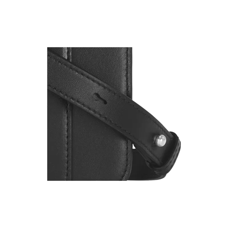 MONTBLANC Meisterstuck Full Grain Cow Leather Tote Bag, Shopping Bag, Handbag Mini Men's Black & Olive Green-5
