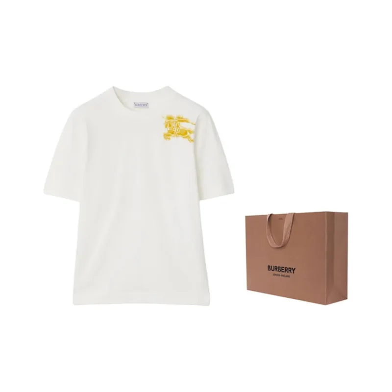 Burberry Logo Printed Crewneck T-Shirt-2