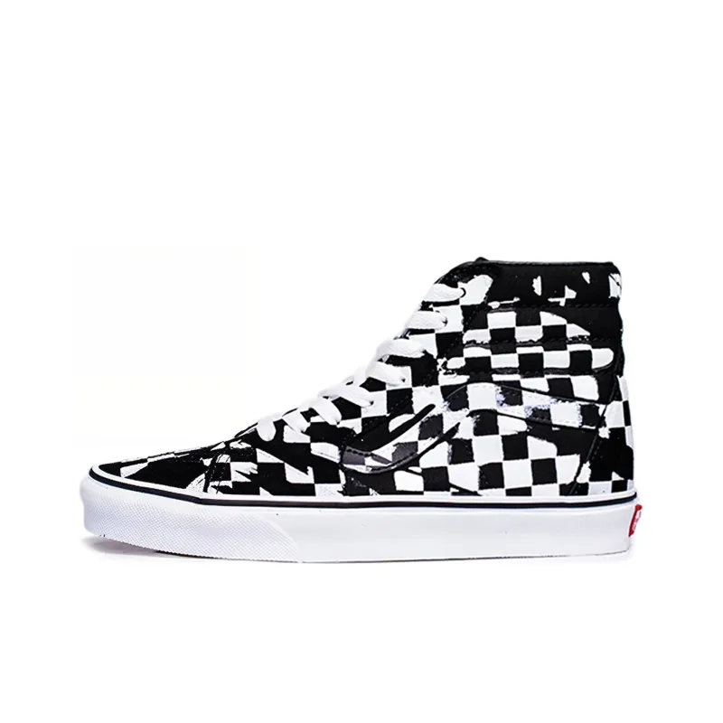 Sk8 Vans Hi 'Overprint Checkboard'-0