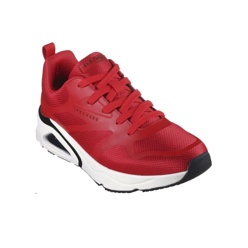Skechers Uno Cushioning Slip Resistant Low Top Hiking Shoes Men's Red-2