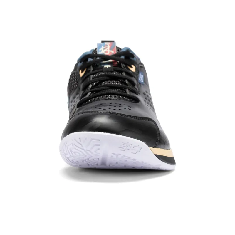LiNing Blade Pro Anti Slip Wear Resistant Low Top Badminton Shoes Men's Black-4