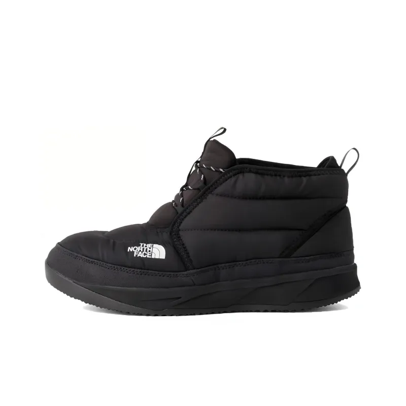 THE NORTH FACE Nuptse Chukka Thermal Waterproof Abrasion Resistant Ankle Length Outdoor Boots Men's Black-0