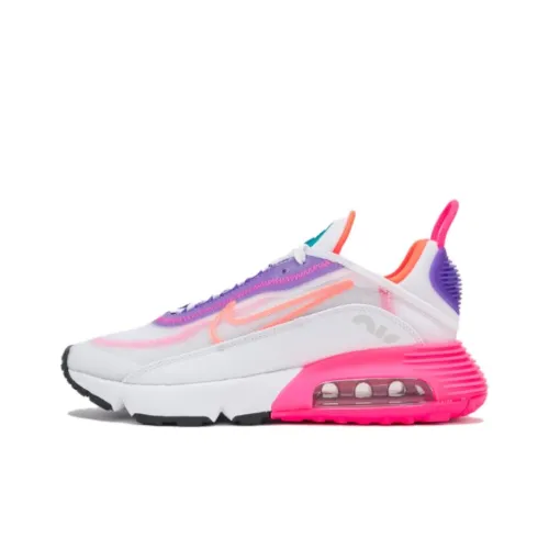 Nike Air Max 2090 White Hyper Orange Women's