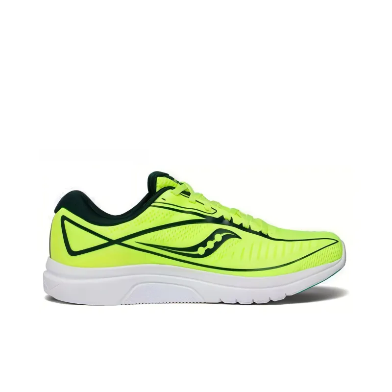 Saucony Kinvara 10 Slip Resistant Low Top Casual Running Shoes Men's Lemon Green-1