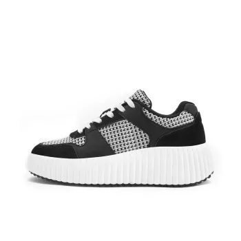WALK SOUL Anti-Slip And Wear-Resistant Height Increasing Low-Top Skateboard Shoes Unisex