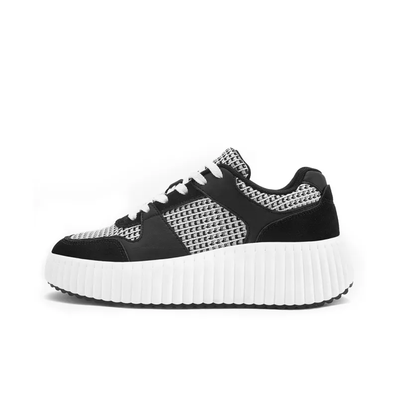 WALK SOUL Anti-Slip And Wear-Resistant Height Increasing Low-Top Skateboard Shoes Unisex-0