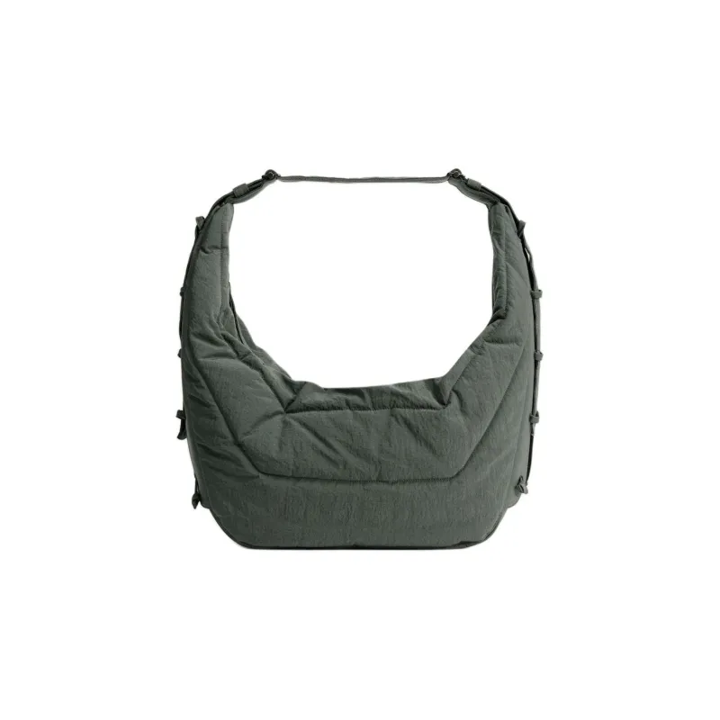 Lemaire Polyamide Shoulder Bag, Crossbody Bag, Handbag Large Size Unisex Asphalt-0