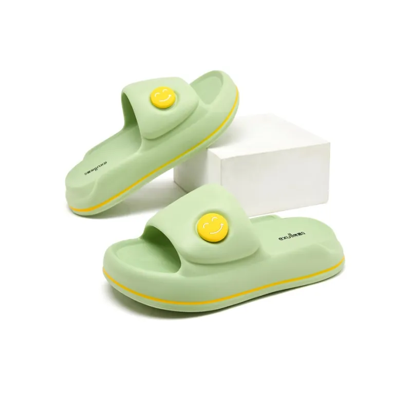 EXULL Q EVA Slide Slippers Women's Light Green-3