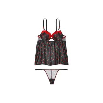 VICTORIA'S SECRET Pajama Set Women's Black