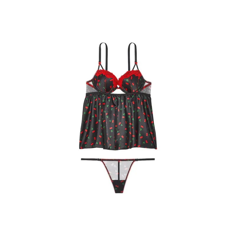 VICTORIA'S SECRET Pajama Set Women's Black-0