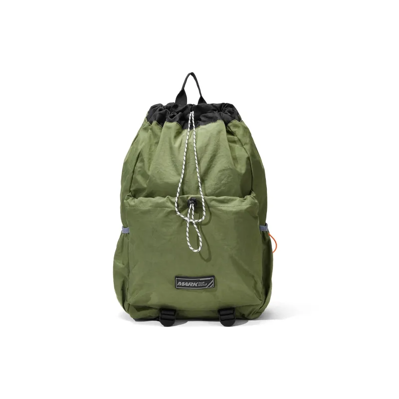 FAIRWHALE Polyurethane Backpack Regular Unisex Black/Army Green/Light Khaki-6