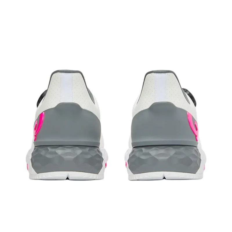 GFORE Cushioned Slip Resistant Low Top Golf Shoes Men's White Gray Pink-2