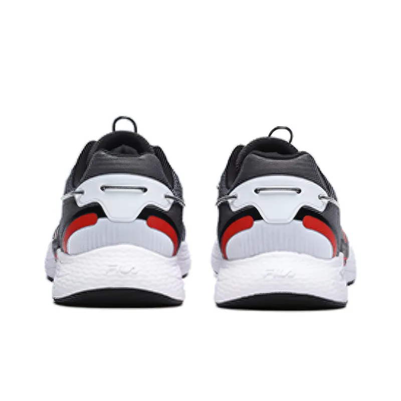 FILA XFT Cushioning Anti-Slip And Wear-Resistant Low-Top Casual Running Shoes Men's Asphalt Gray-3