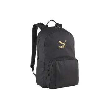 PUMA Nylon Backpack Unisex Black & Gold