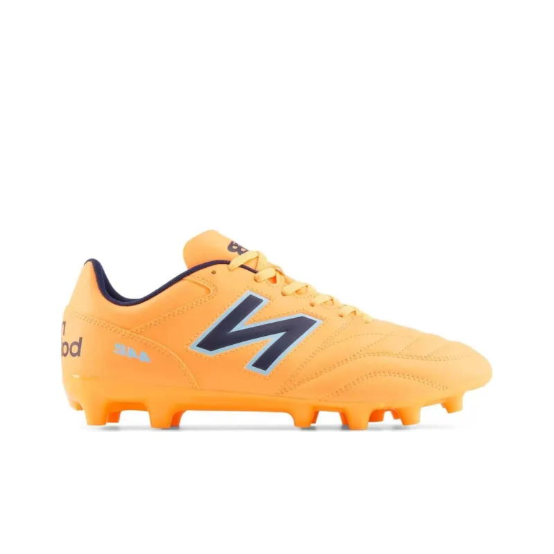 New Balance 442 V2 HG Rubber Short Studs Cushioning Slip Resistant Soccer Shoes Men's Yellow-1