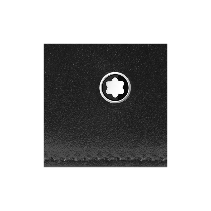 MONTBLANC Meisterstuck Cow Leather Card Holder Men's Black-3