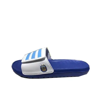 Adidas Velcro Blue White Slippers 'Blue White'