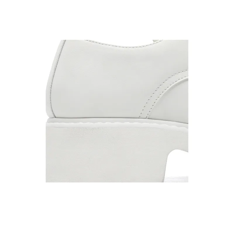 Chi Wolf Men's Casual Shoes Unisex Low Top White-2