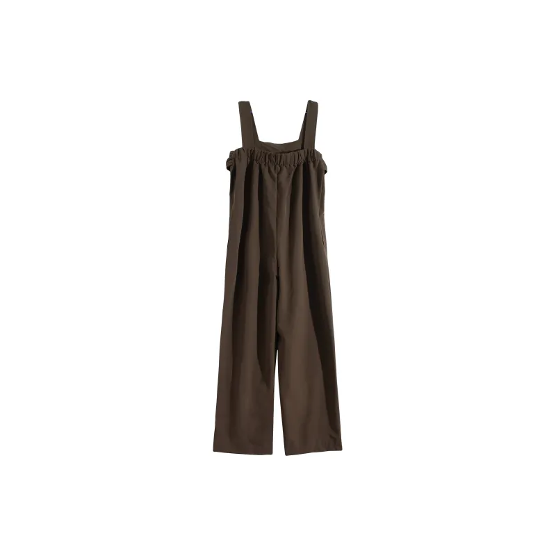 CPAURA Overalls Women's Brown-1