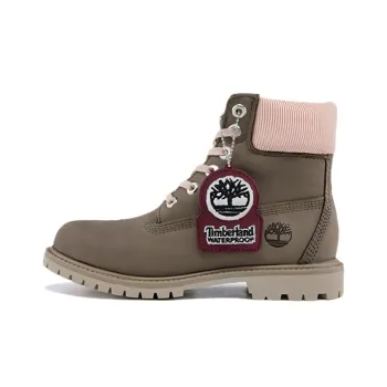 Timberland Premium 6 Inch Waterproof Wide Fit Boot 'Olive Nubuck' Women's