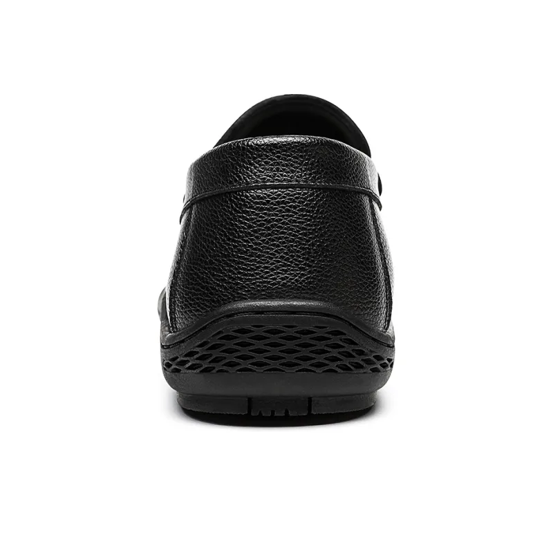 CHINT Dress Shoes Men Low Top Black-3
