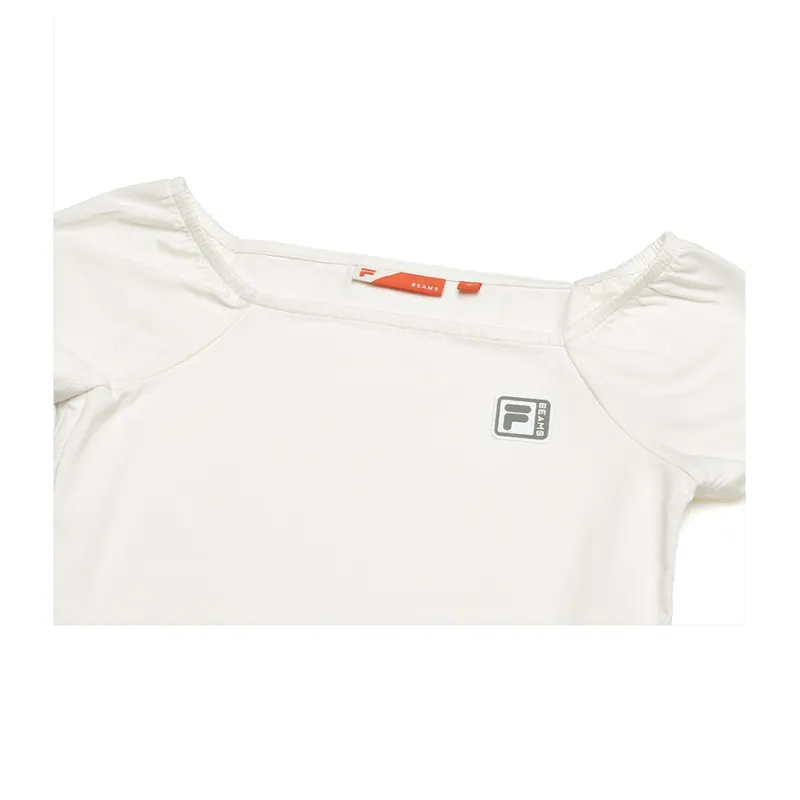 FILA FUSION FILA FUSION CROSS OVER Series T Shirts Women's Light Gray-2