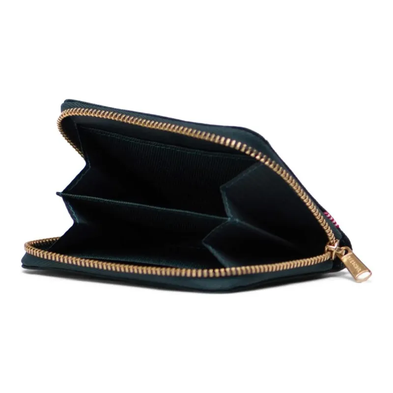 Herschel Recycled Polyester Wallet Unisex Dark Green-2