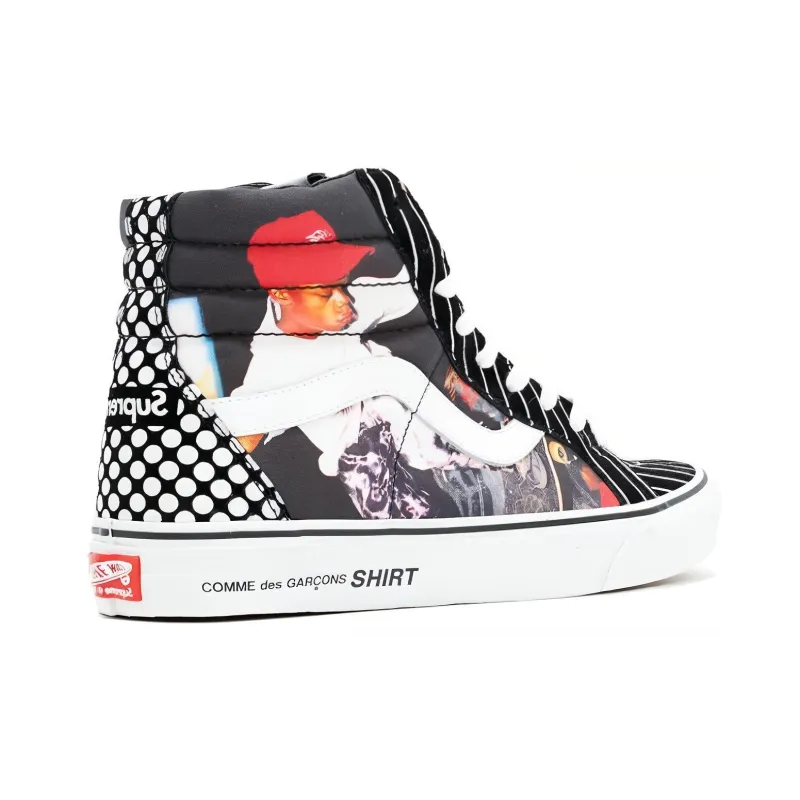 Vans Sk8 Hi Supreme Cdg Harold Hunter Black-2