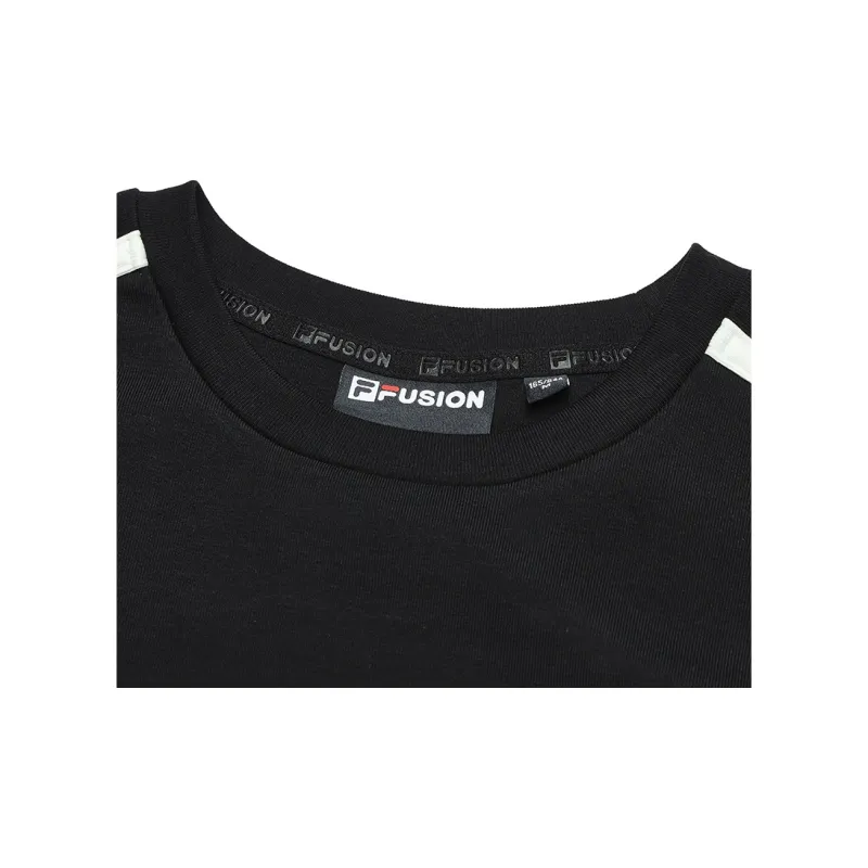 FILA FUSION Short Sleeved Dresses Women's Black-2