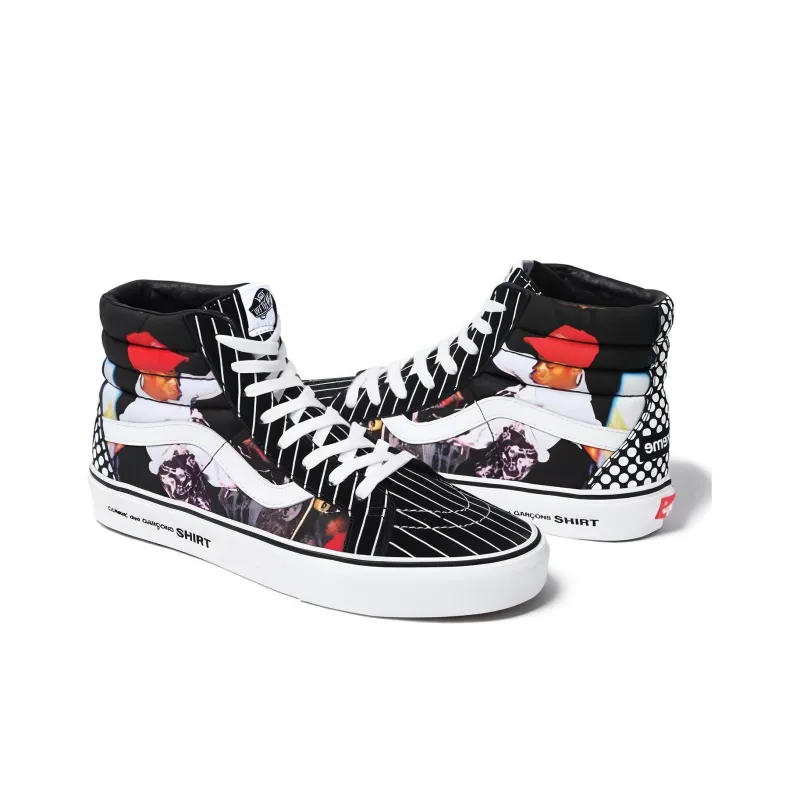 Vans Sk8 Hi Supreme Cdg Harold Hunter Black-3
